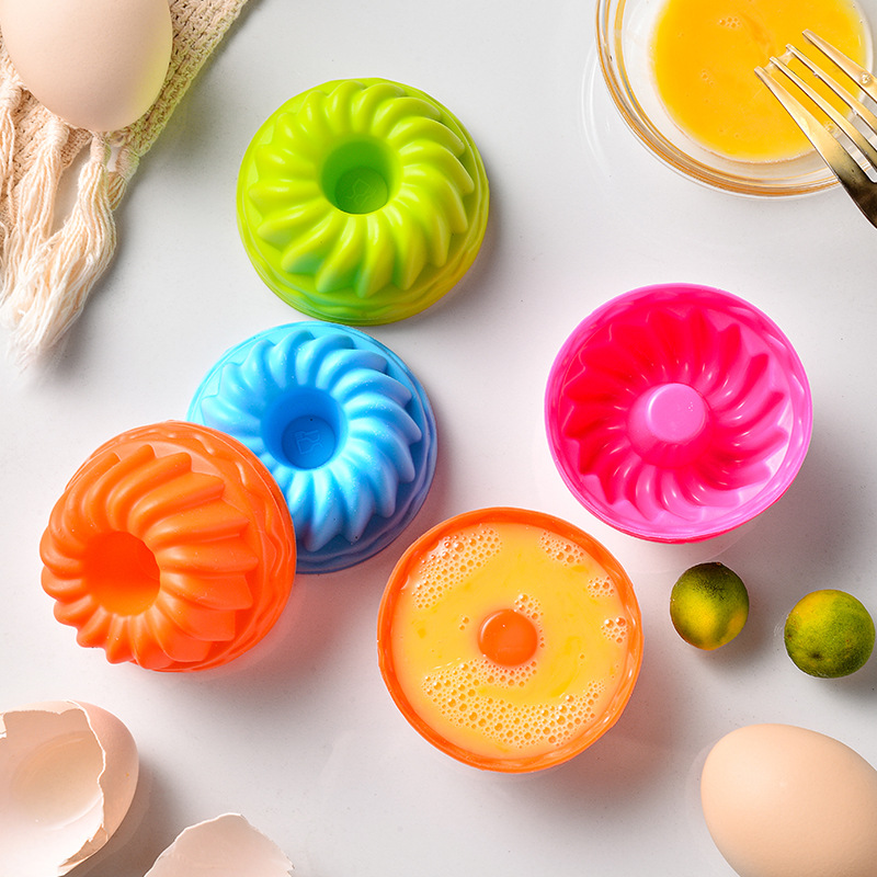 Donut Mold Silicone - قوالب سيليكون حلزونية متعددة الألوان على